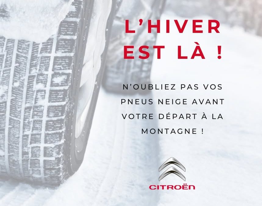 L’hiver arrive ❄️  Pensez à vous équiper pour prendre la…